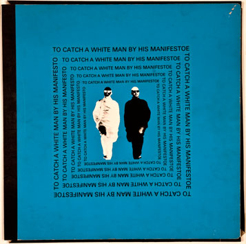 A portfolio of limited edition prints entitled To catch a whiteman by his manifesto, published by Openings Press at Bath Academy of Art, Corsham, Wiltshire, c.1970, commissioned by Dom Silvester Houedard.