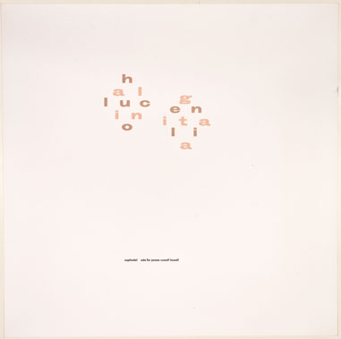 A portfolio of limited edition prints entitled To catch a whiteman by his manifesto, published by Openings Press at Bath Academy of Art, Corsham, Wiltshire, c.1970, commissioned by Dom Silvester Houedard.