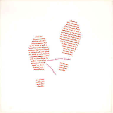 A portfolio of limited edition prints entitled To catch a whiteman by his manifesto, published by Openings Press at Bath Academy of Art, Corsham, Wiltshire, c.1970, commissioned by Dom Silvester Houedard.