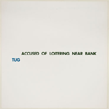 Tug accused of loitering near bank by Christopher Lumgair