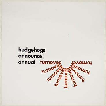 Hedgehogs announce annual turnover by Deborah Fulford